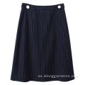 Mujeres Damas Office Wear Falda midi hasta la rodilla